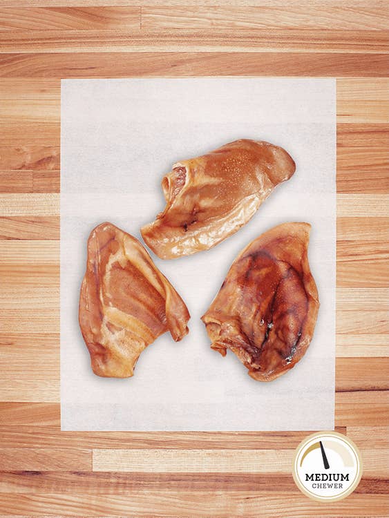Bulk Chew: Hog Ear - All-Natural for wholesale by Farm Hounds