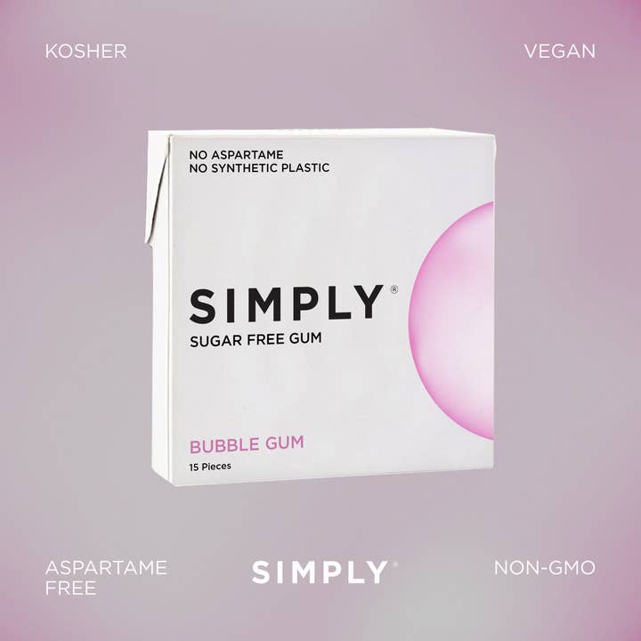 Simply Gum – wholesale Tuggummi – Sockerfritt Tuggummi - Naturligt + Plastfritt | 6-pack2