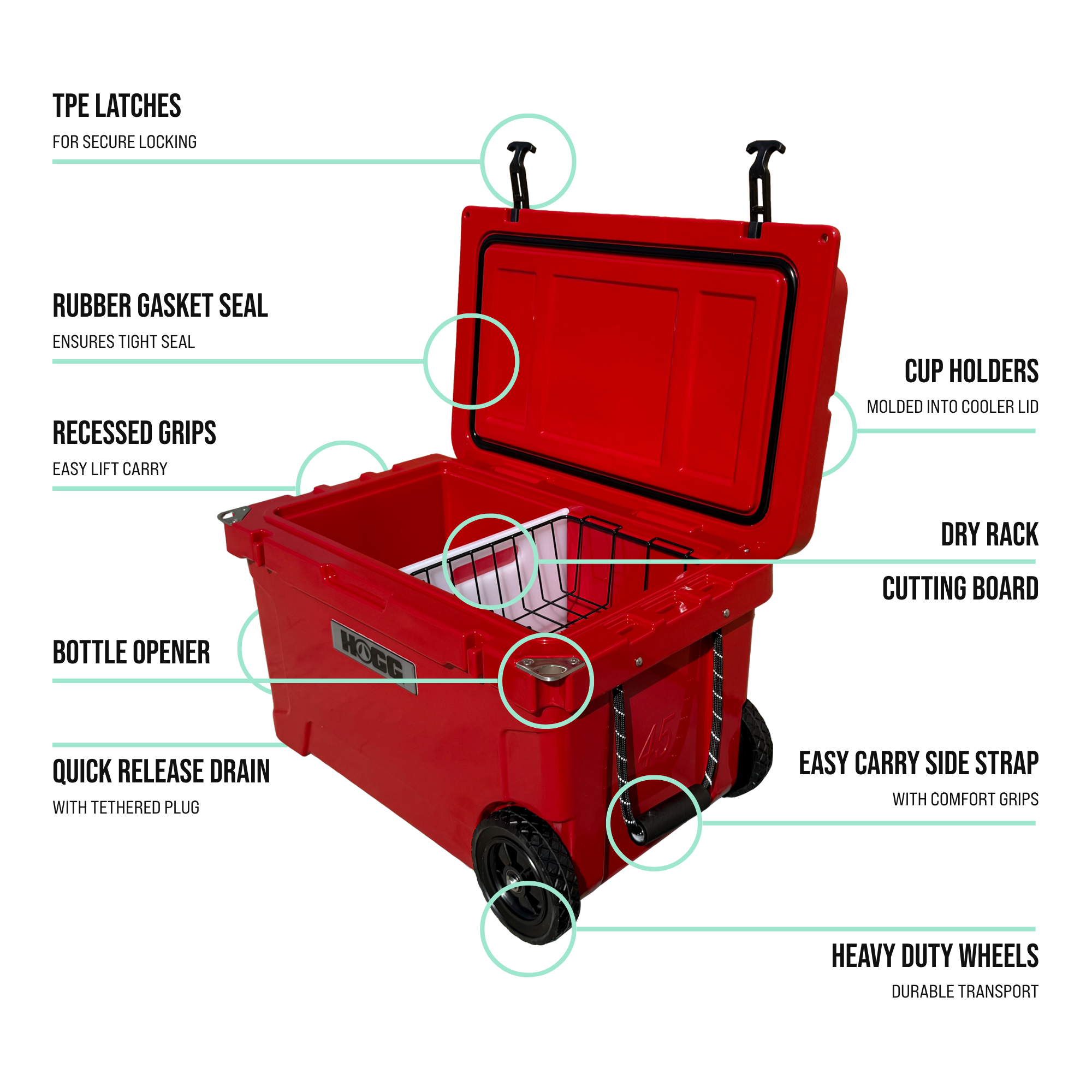 Hogg Outfitters - Wholesale Cooler/Cooler Bag - 45QT COOLER11