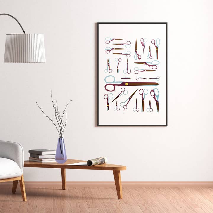 Impression en ciseaux pour la vente par Twenty Birds