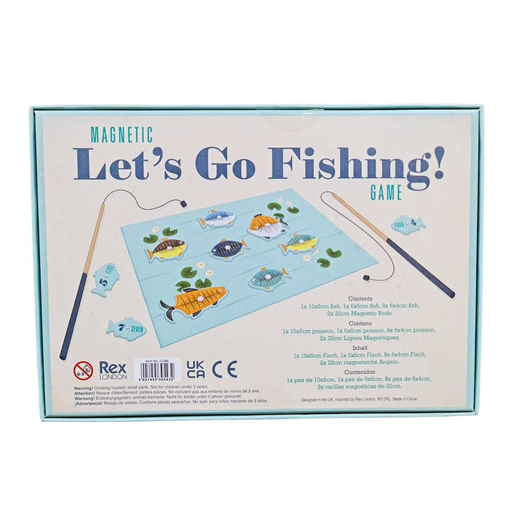 Rex B2B - Europe - Wholesale Wood Toy - Kids - Magnetic fishing game - Let's go fishing