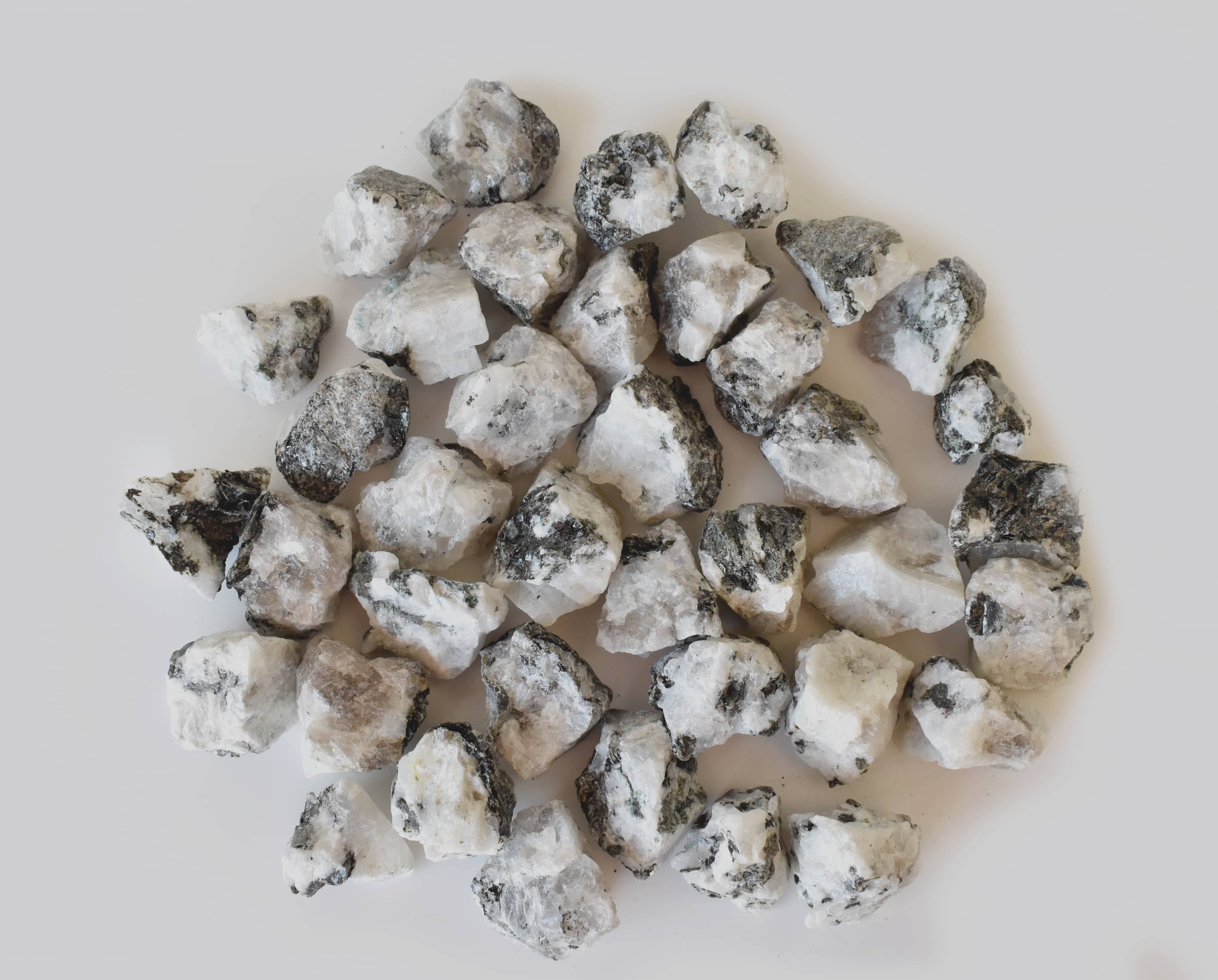 Soothing Crystals - Vente Pierre et cristal de spiritualité - 100g Pierres Brutes | Pierre de Lune Arc-en-Ciel | Cristaux Bruts de Guérison6