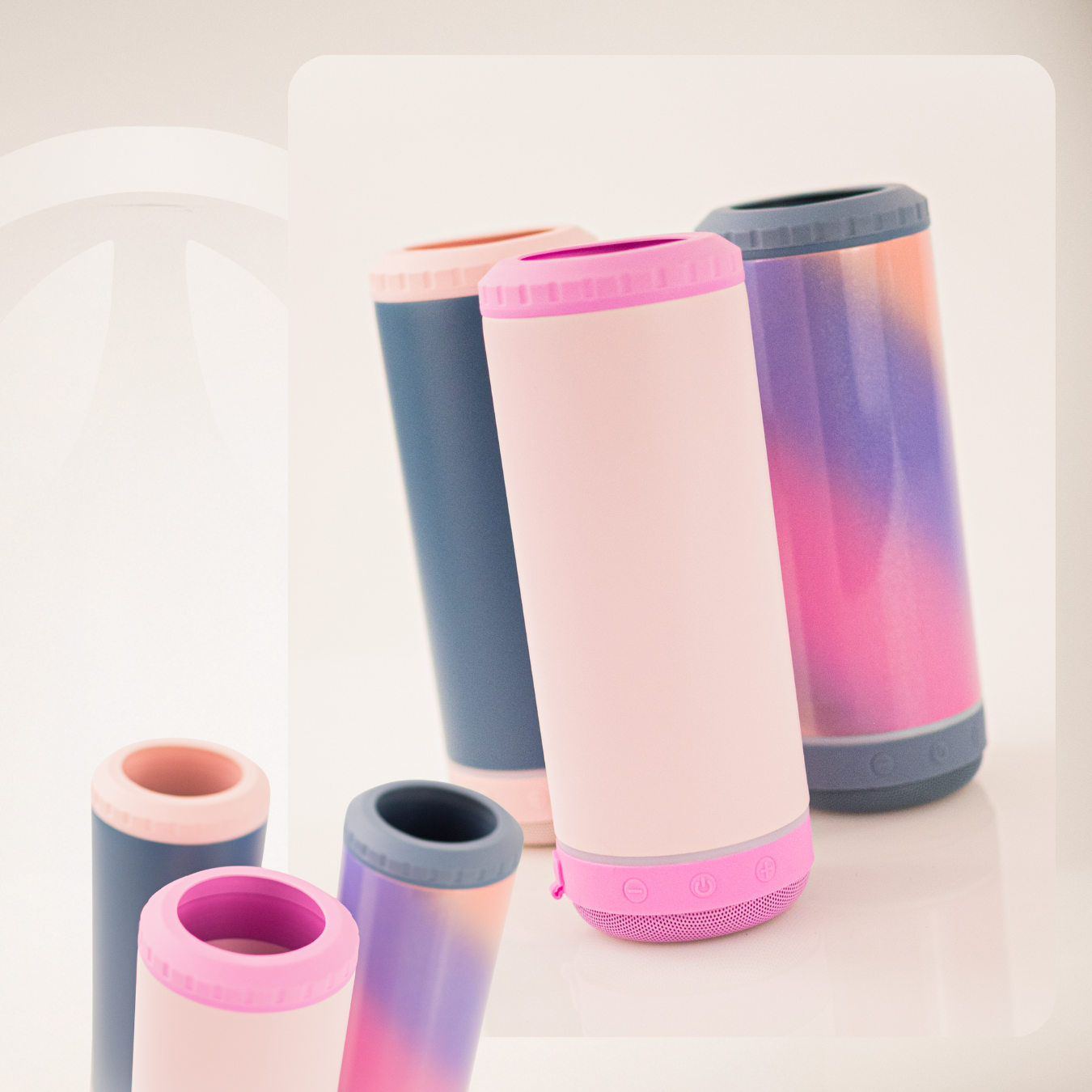 Hogg Outfitters - Wholesale Drink Huggers & Koozies - SUBLIMATION 4 in 1 CAN COOLER SPEAKER TUMBLER - Unicorn2