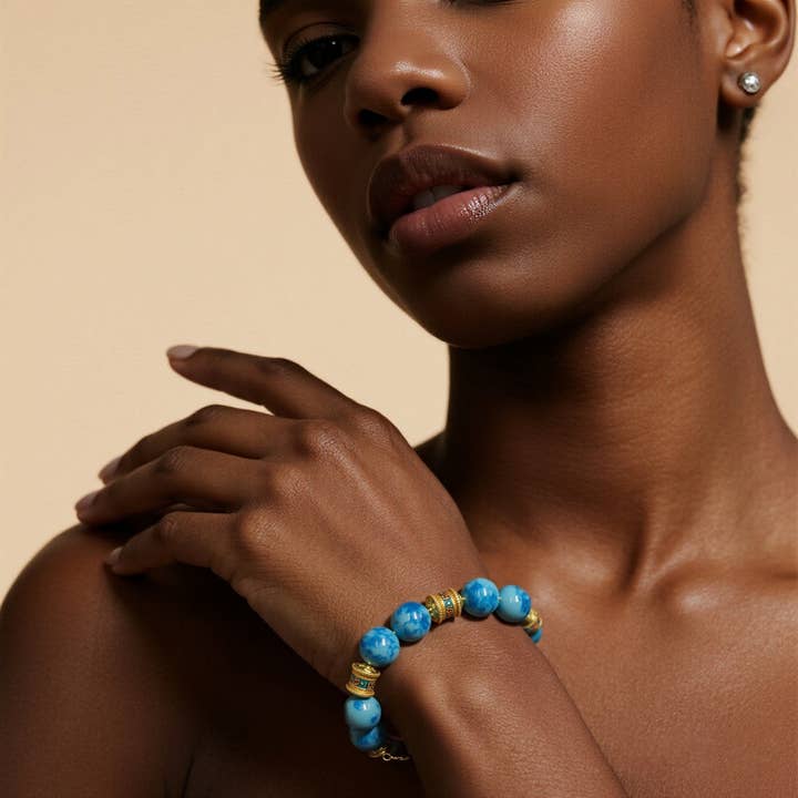 Larme De Sirene × Mankin Kralen Armband - Hemelse Wijsheid voor wholesale door Larme De Sirene