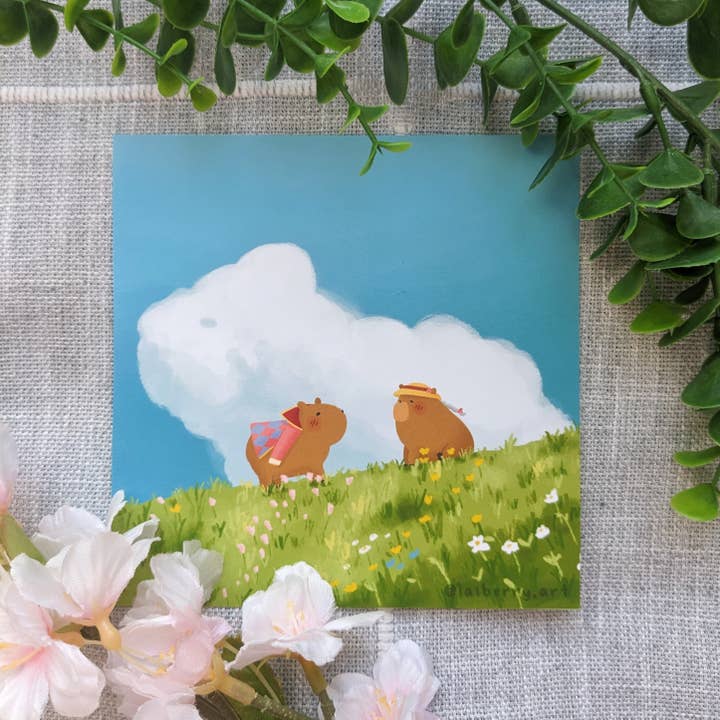 Wizard Capybara Art Print for wholesale by Laiberry Art