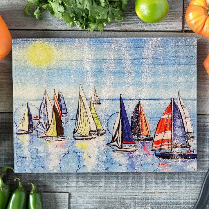 83-WTS Nautiska Regattabåtar Arbetsbänksskydd för wholesale av By Jo Crafts