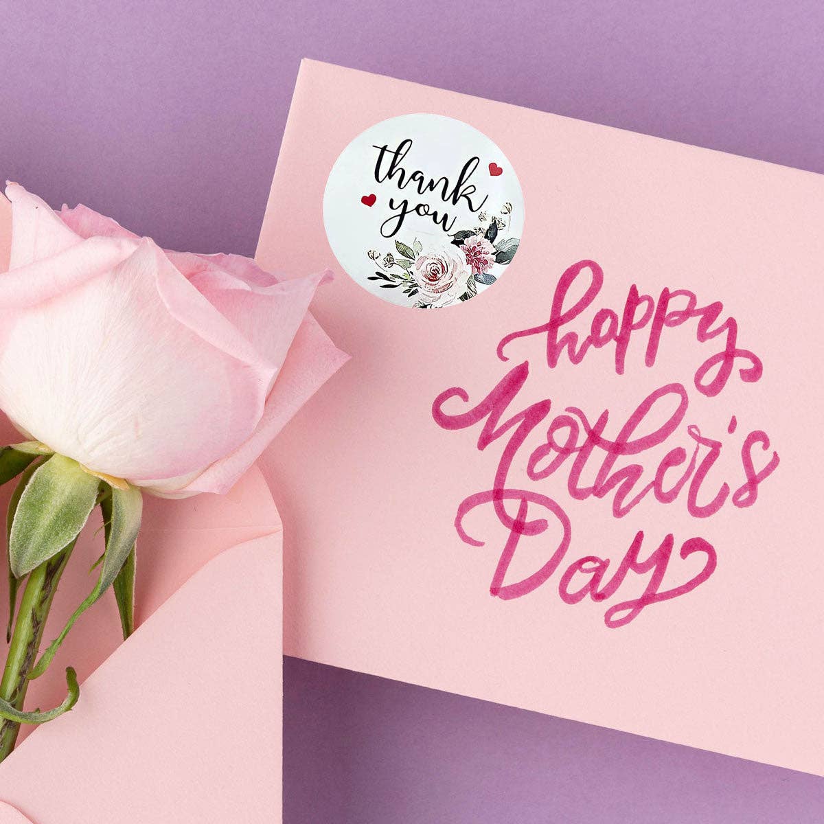 Wrapables.com - Wholesale Sticker - Wrapables 1.5" / 2" Thank You Stickers Roll38