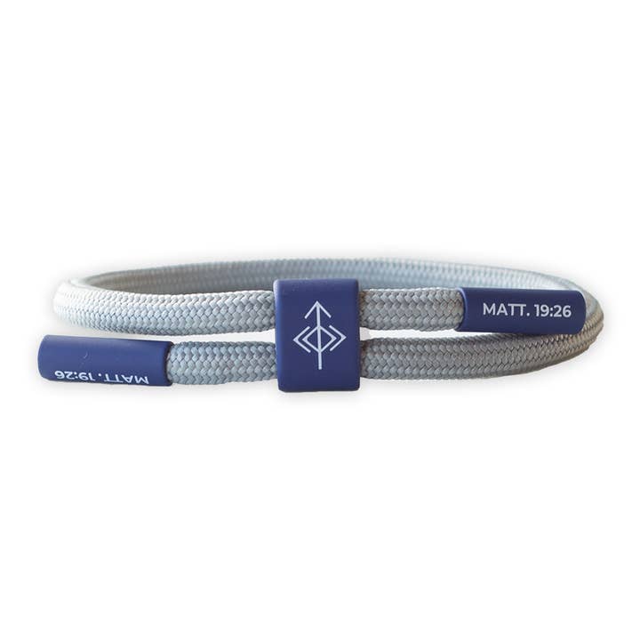 The Prayer I Share - Wholesale Woven/Braided Bracelet - Matthew 19:26 Bible Verse Bracelet | Christian Athletes