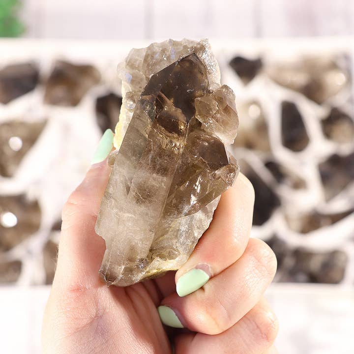 Natures Artifacts Inc - Wholesale Spiritual Stone/Crystal - Smoky Quartz Flat - Smoky Quartz Crystal3