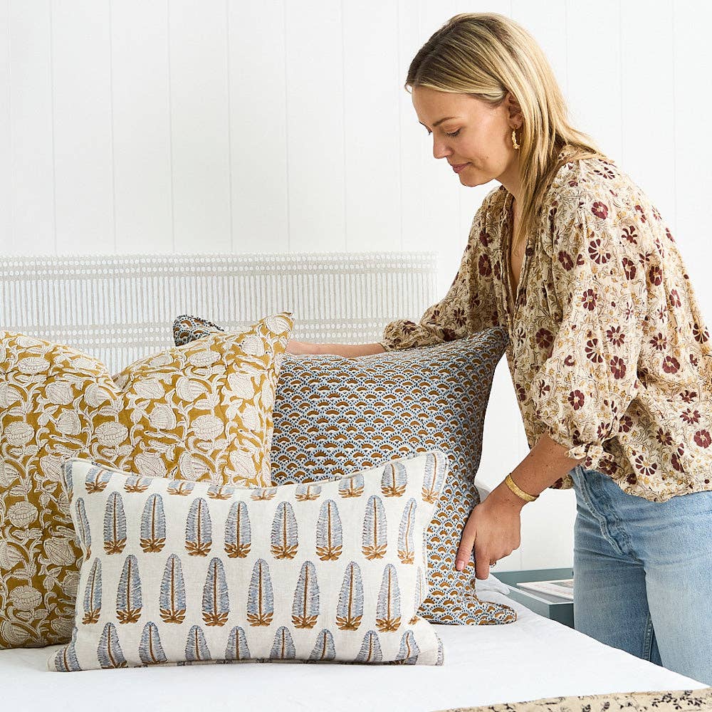 Walter G - Vente Housse de coussin - Taie d'oreiller Naples Sahara3