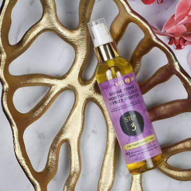 Naturalicious - Wholesale Hair Leave-In Conditioner - Divine Shine Moisture Lock and Frizz Fighter - Tight Curls2