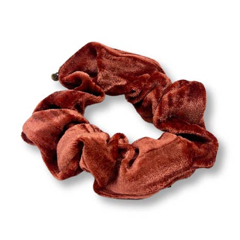 Scrunchie Original « Velvet Red » pour la vente par Hairjewelz by Elle
