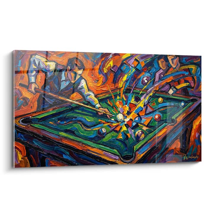 Expressionist Billiard Table - Explosion of Colors - Billiards Edition for wholesale by Walensky