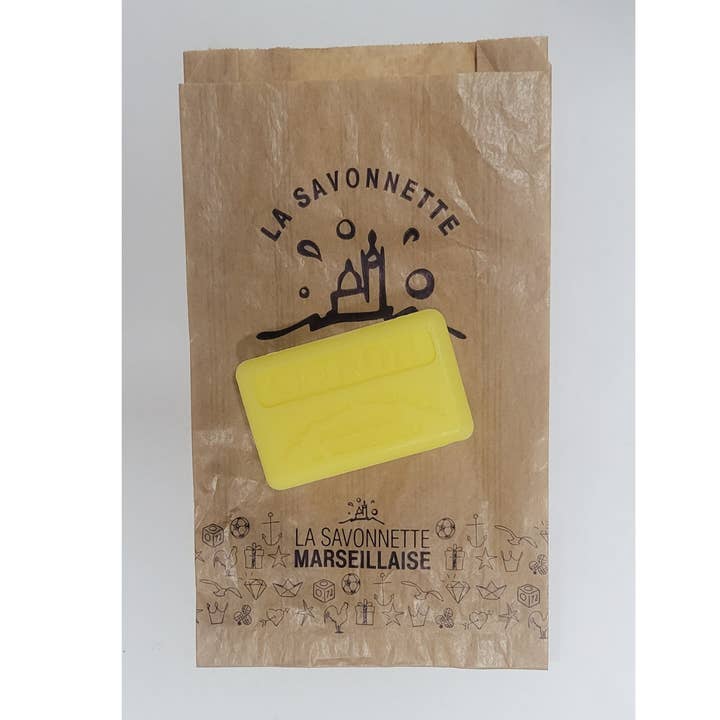 Savons.com (UK Official) - Wholesale Gift Bag - La Savonnette Marseillaise Brown Kraft Paper Bag 26 x 15cm