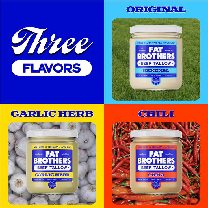 Fat Brothers - Wholesale Cooking Oil - CHILI - Fat Brothers 100% Suet Grass-Fed Beef Tallow7
