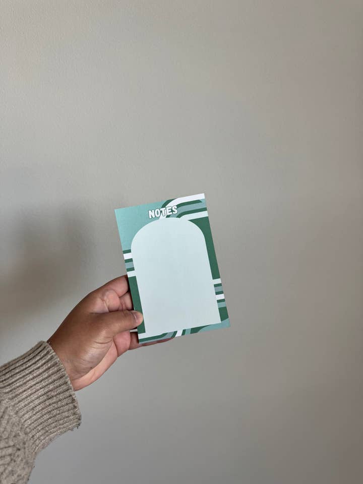 Green Notepad for wholesale by Canys & Co