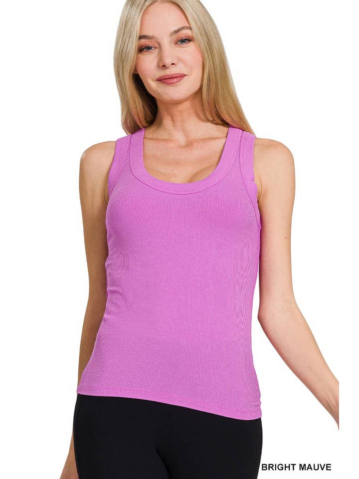 Vanilla Monkey - Wholesale Tank Top - Women's - Ribbed Scoop Neck Tank Top
