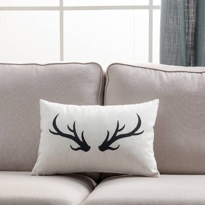 Peterson Housewares & Artwares – Engroshandel Pyntepude – ANTLER Ikoner kaste pude -SÆT AF 21