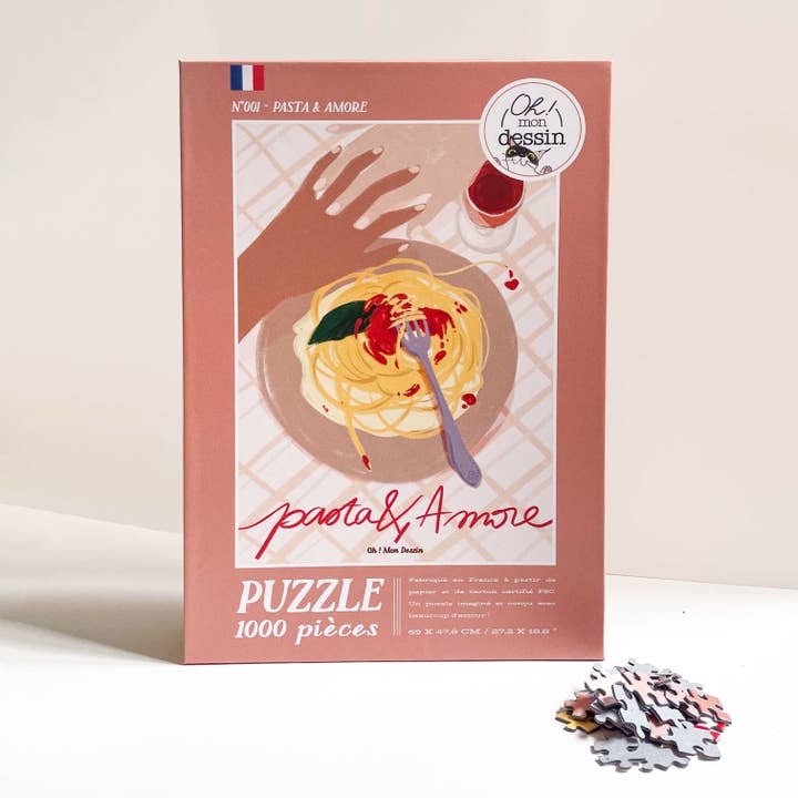Puzzle "Pasta & Amore" – 1000 pieces for wholesale by Oh ! Mon Dessin