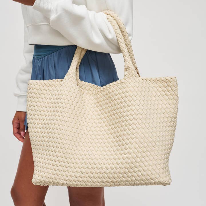 Sol and Selene - Wholesale Tote Bag - Women's - Sky's The Limit Large Woven Neoprene Tote96