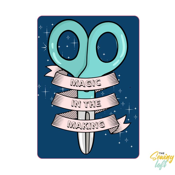 Magic in the Making Sticker 6pk for wholesale by The Sewing Loft