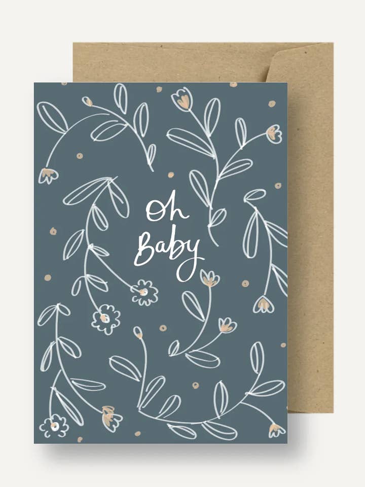 Oh Baby // Paquete de 4 tarjetas para venta al por mayor de treasureinventory