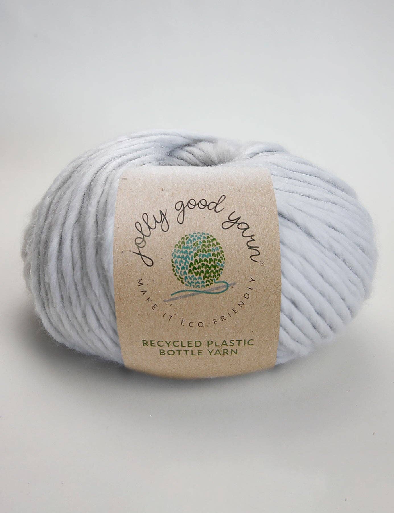 Jolly Good Yarn – wholesale Yarn – Netton Grey recycled plastic yarn (100g)0