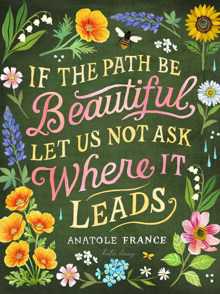 Pfad Blumenmalerei für den Großhandel von Katie Daisy