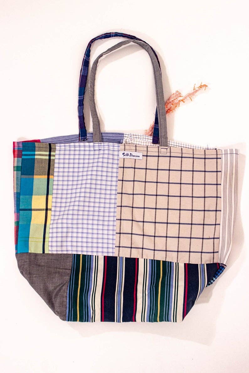 SilkDenim - Wholesale Tote Bag - Women's - Lightweight Packable Carry-All Tote2