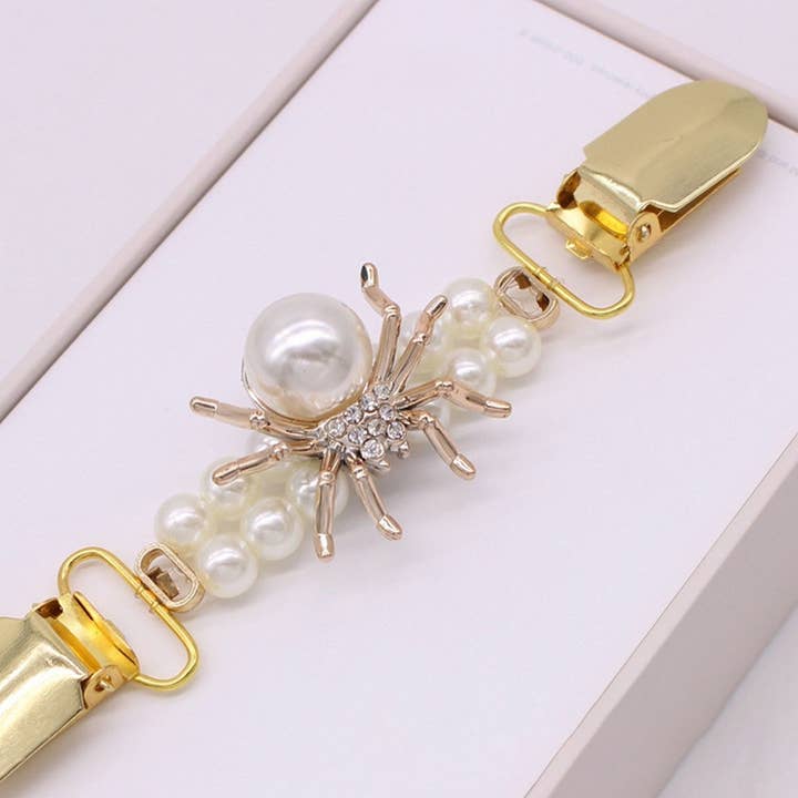ACCITY - Wholesale Scarf Clip - Women's - POPULAR HIGH-GRADE PEARL SWEATER CLIP SHAWL CLIP_CWMM22075