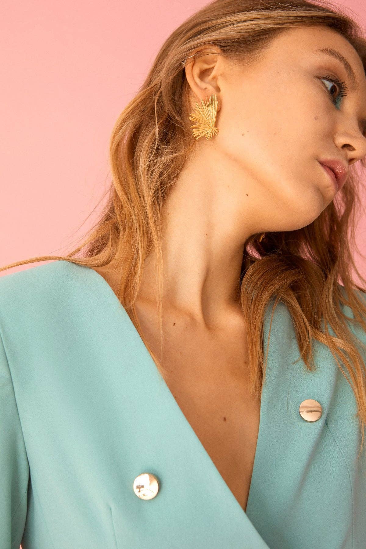 Bruna - Wholesale Suit Jacket - Women's - Cornelia Green Jacket · Pretty in Pink ·2