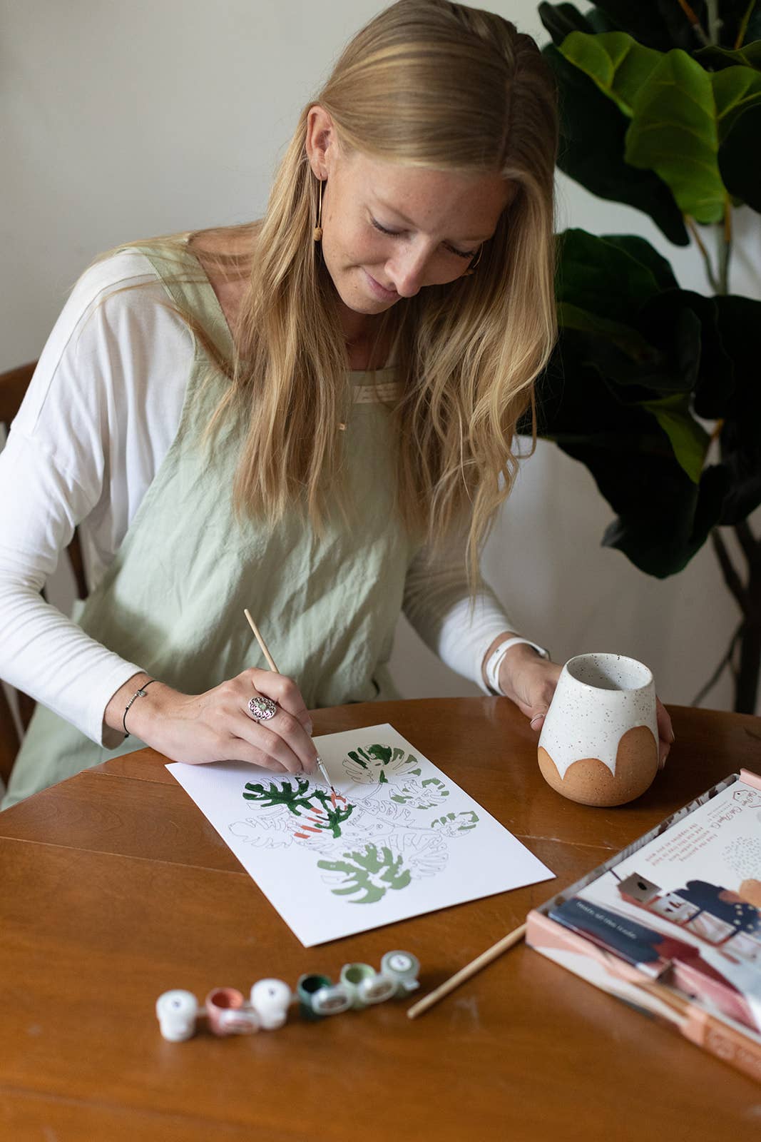 Cate Paper Co. - Vendita all'ingrosso Kit per lavoretti fai da te - Kit di pittura con i numeri "Campo di margherite"2