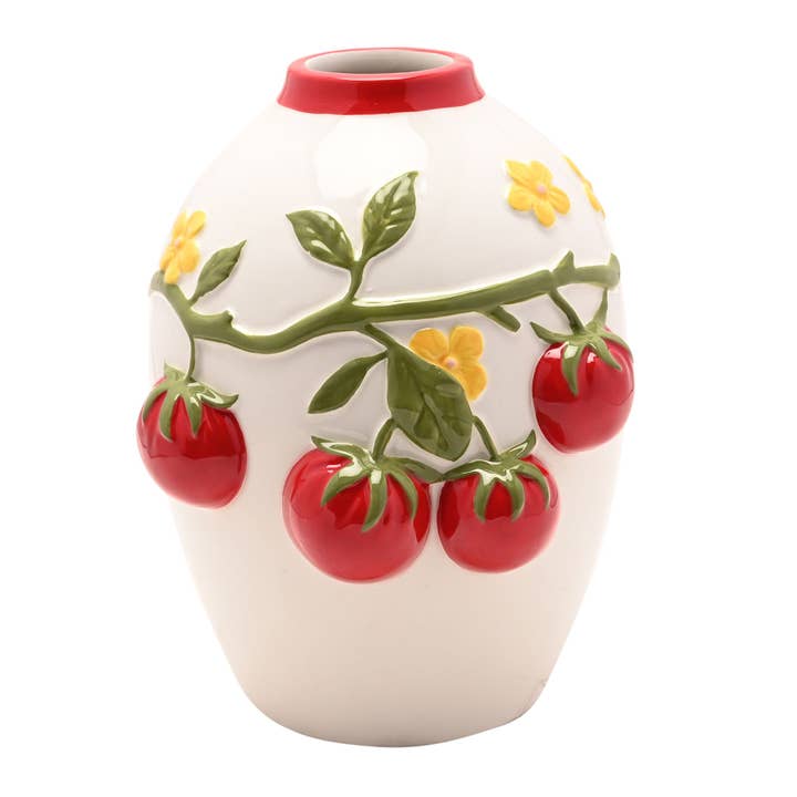 Stugan Trädgård Handmålad Präglad Tomatvas - Stor för wholesale av WIDDOP and Co.