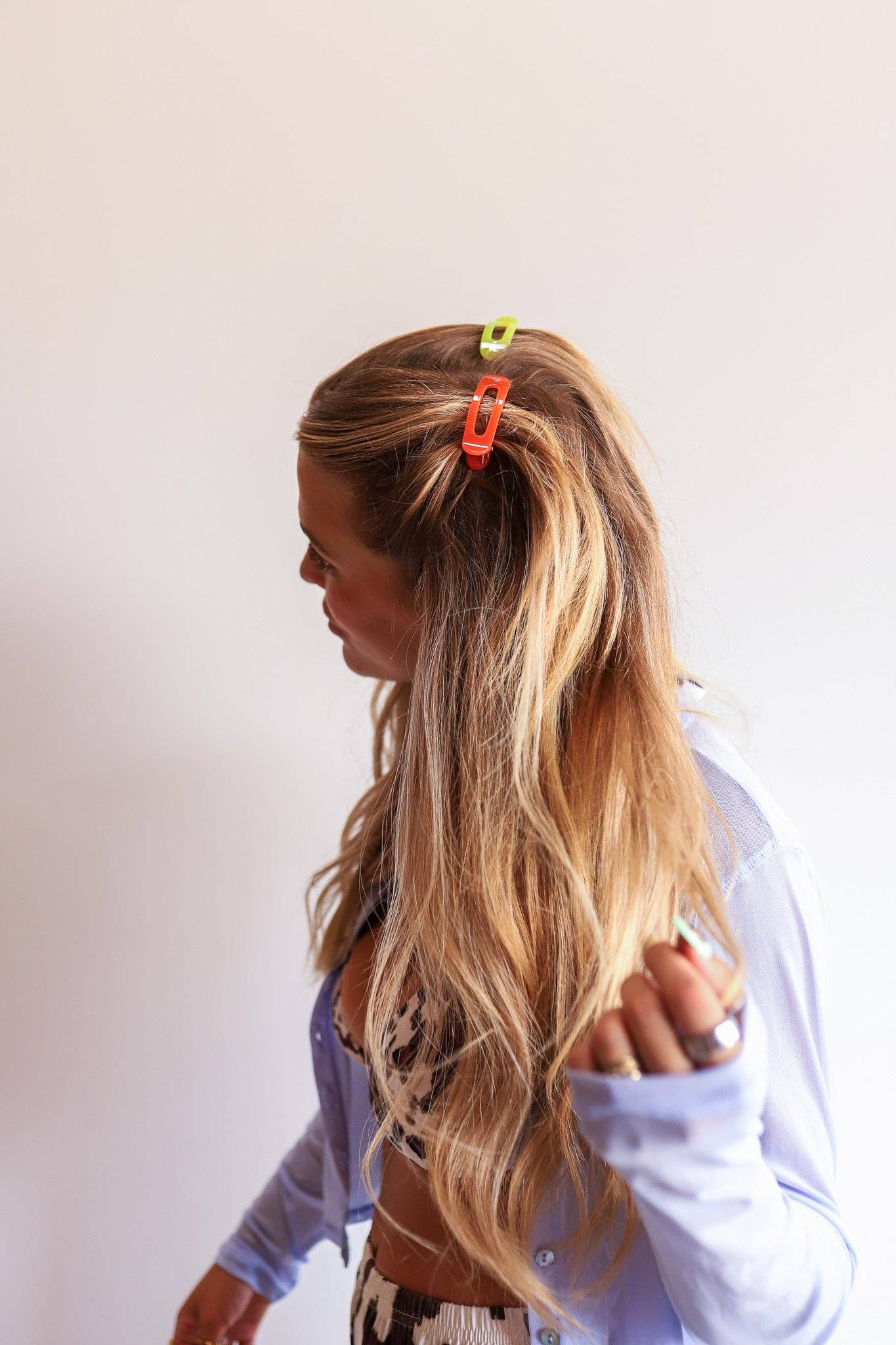 KAXI - Wholesale Hair Clip - Women's - JELLY MINI LAY DOWN CLAW7