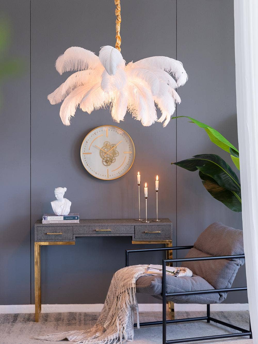 A&B Home Group Inc. - Wholesale Candle Holder - S/3 Candle Holder L:3x3x12.6" M:3x3x10.8" S:3x3x8.9" - Gold9