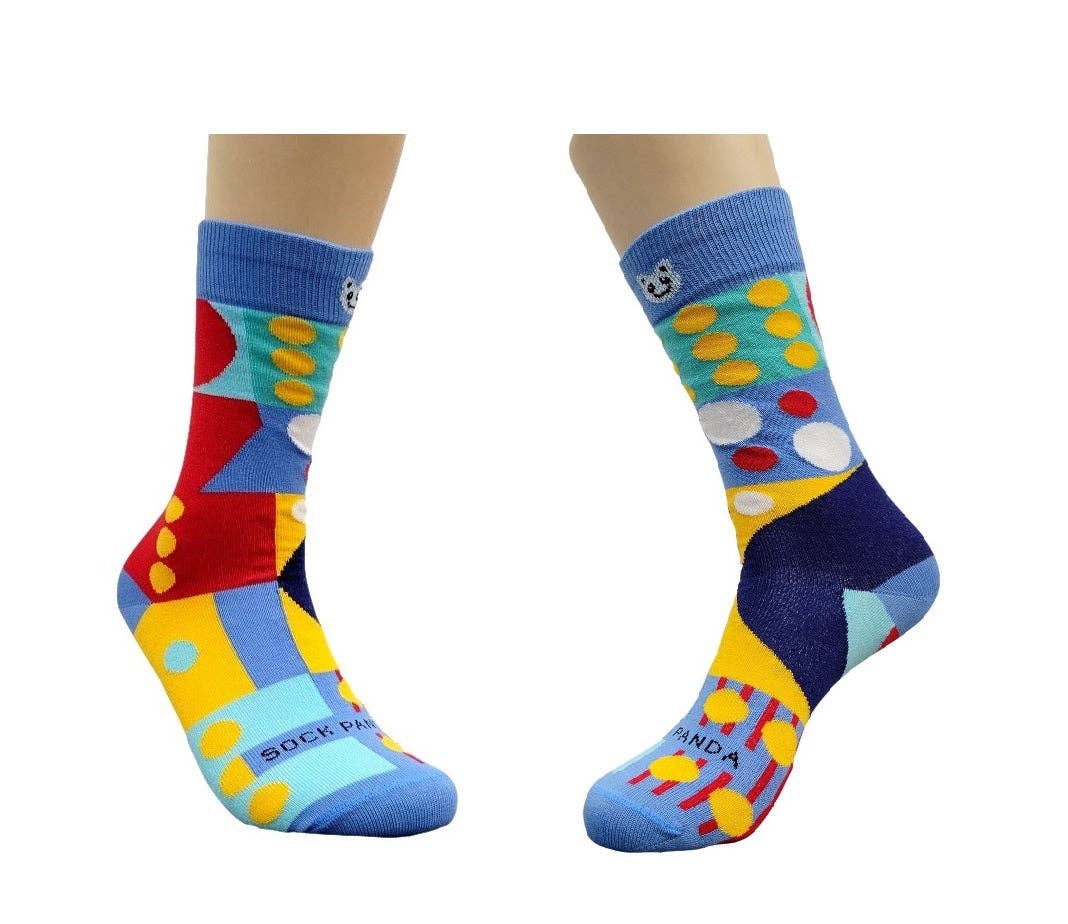 Sock Panda - Wholesale Socks - Kids -  Fun Abstract Geometric Pattern Socks - Tween Size0