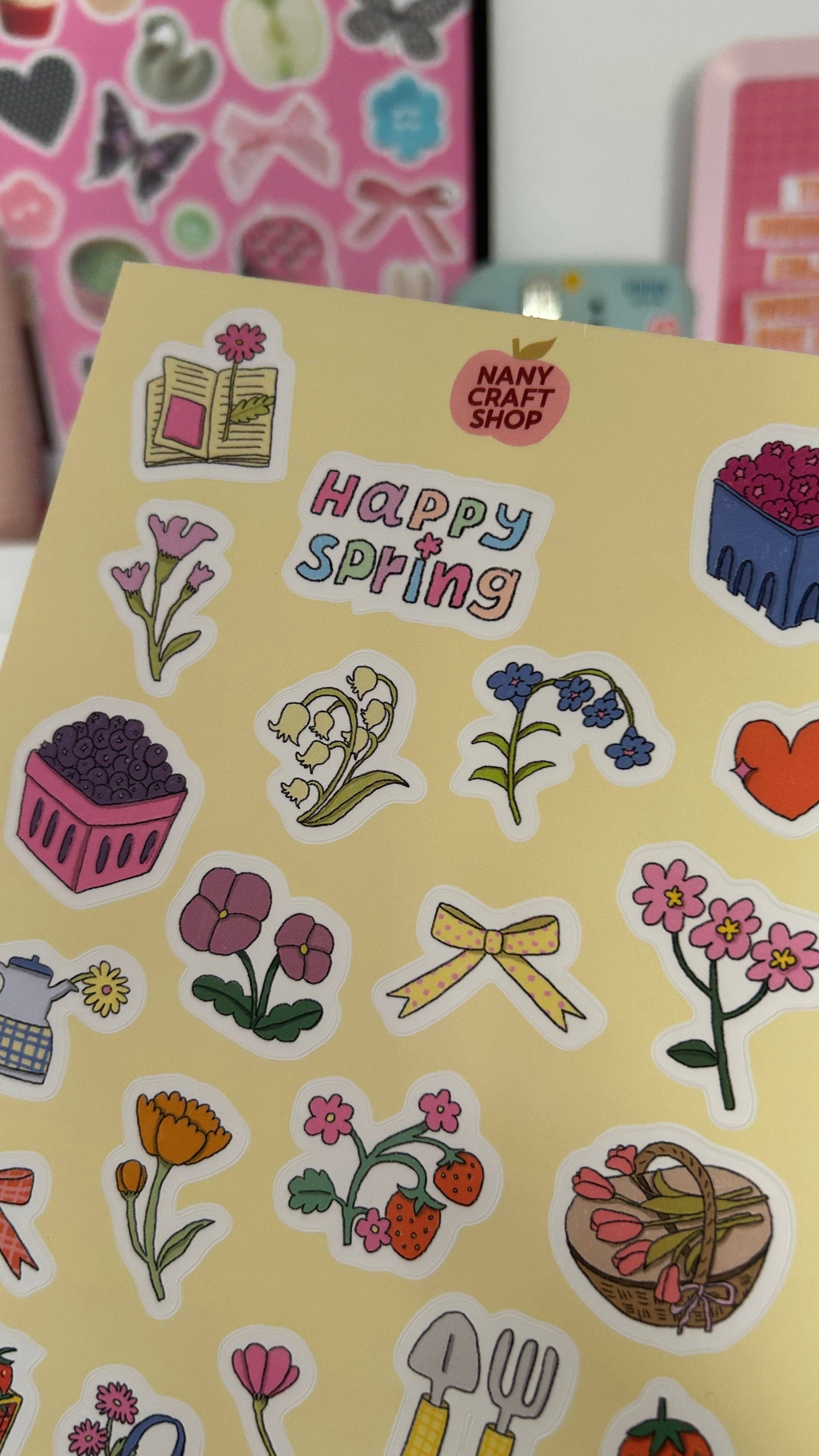 Nany Craft Shop - Wholesale Sticker - AVRIL A5 sticker sheet2