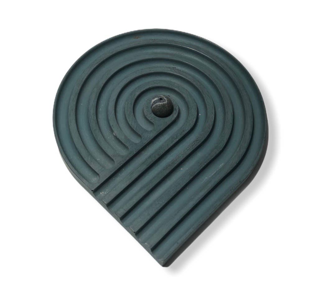 NATURAL BY HAGELSIEB - Wholesale Incense Holder - CONCRETE SPIRAL INCENSE HOLDER12