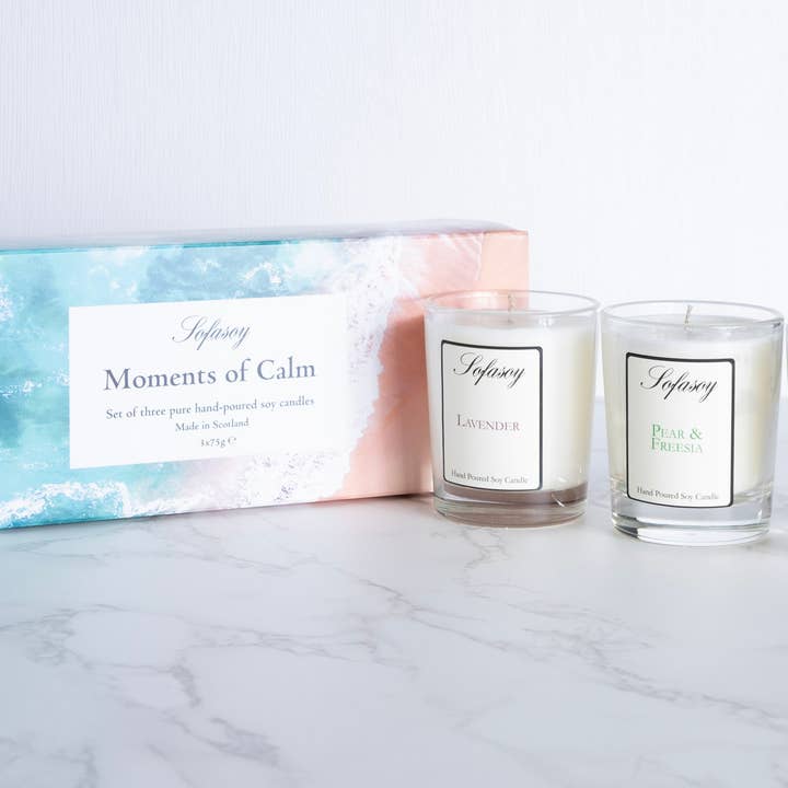 Conjunto de caixas “Momentos de calma” por atacado de Sofasoy Home Fragrance