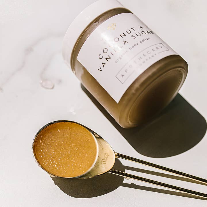 Apothecary Co. - Wholesale Body Scrub/Exfoliant - Coconut + Vanilla Sugar Body Scrub