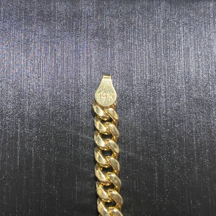Prestige Jewelry - Wholesale Link & Chain Necklace - Solid Real 14k Gold Miami Cuban Link Chain 20in 5mm