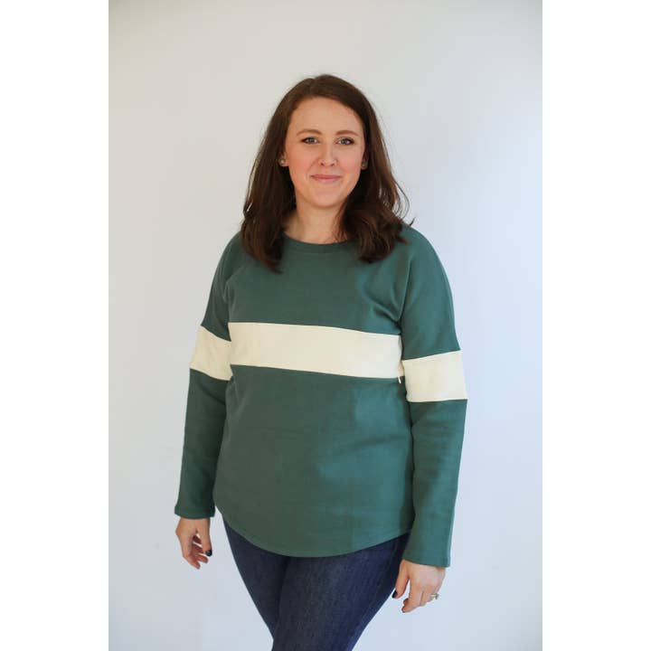 Movemama Apparel - Wholesale Nursing Top - Maternity - Varsity Dual Zip Breastfeeding Long Sleeve9