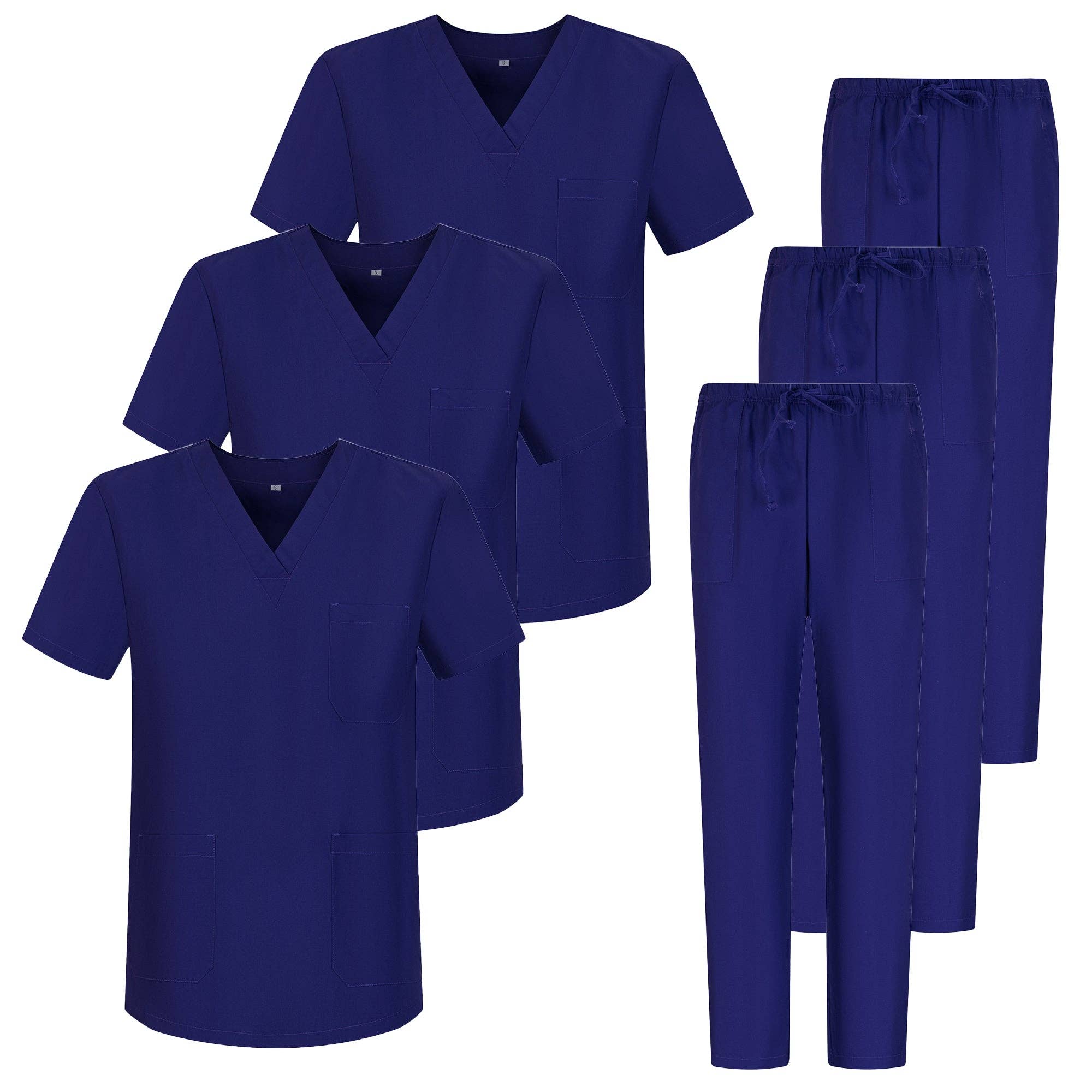 MISEMIYA - Wholesale Healthcare Uniform - Women's - 3-Unit Pack - Unisex Sanitary Uniform 3-6801-68028