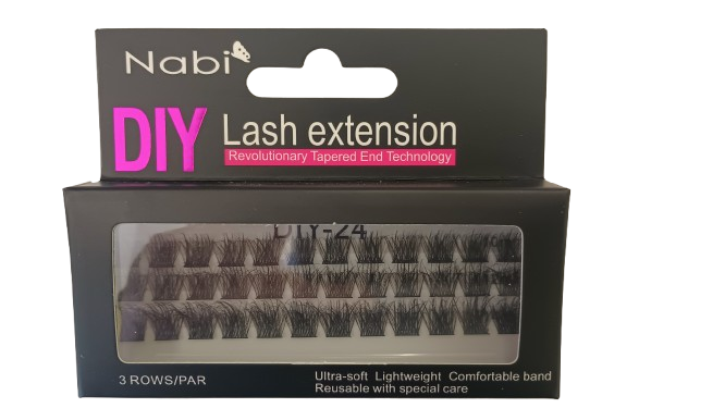 Nabi Cosmetic – wholesale False/fake eyelashes – FMD-05B 12styles DIY Lash Extension 6DZ Set B2