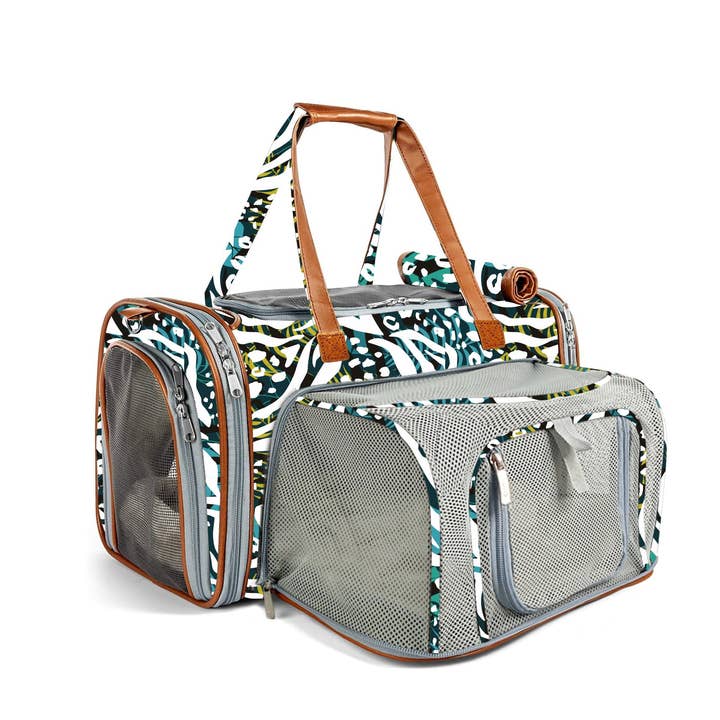 Mr. Peanut's - Wholesale Pet Carrier - Cat/Dog - Mr. Peanut's Gold Series Standard Size Airline Compliant Expandable Pet Carrier - Prints Edition1