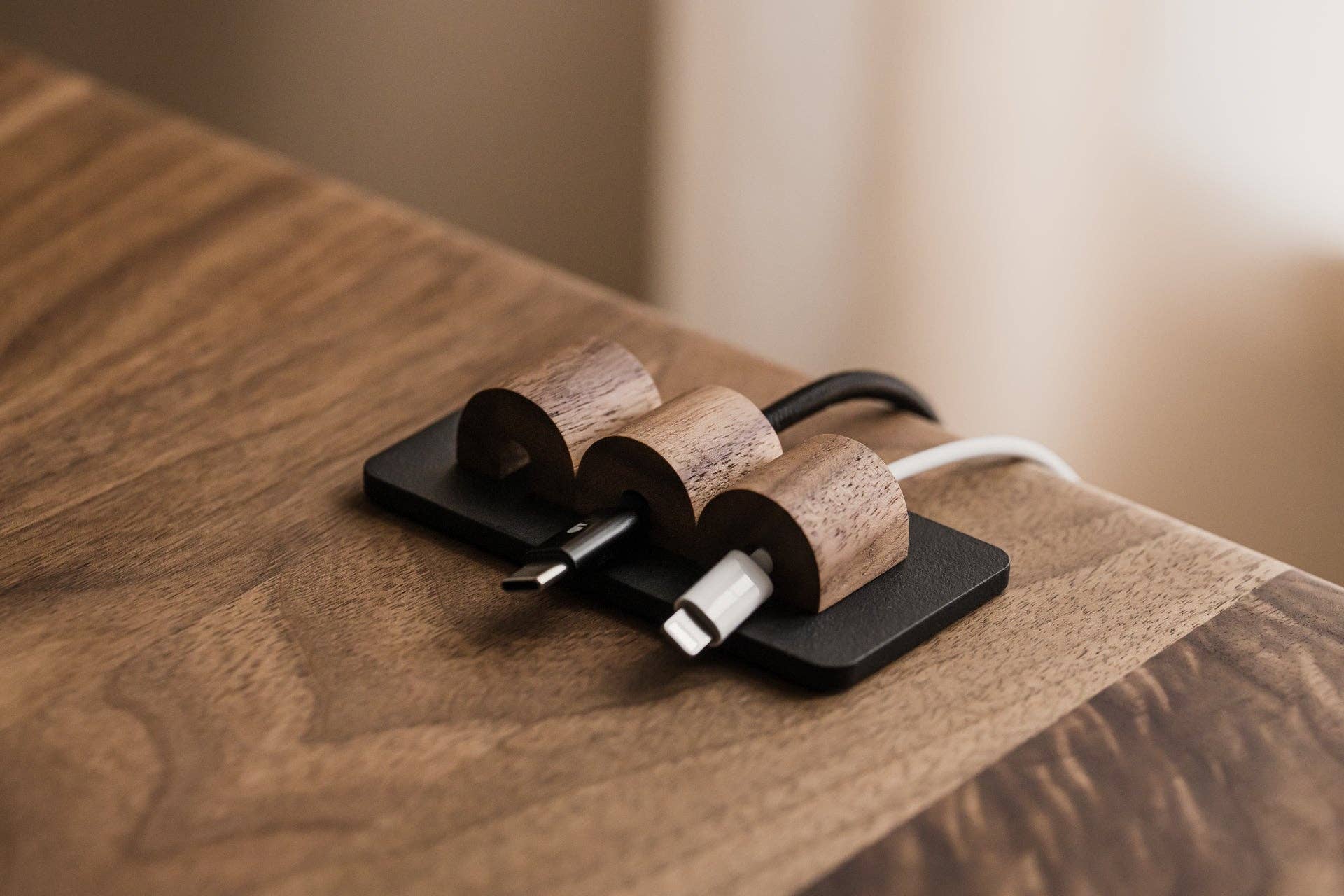 Oakywood - Wholesale Cord Holder - Magnetic Cable Organizer – Premium Wooden Cord Management4