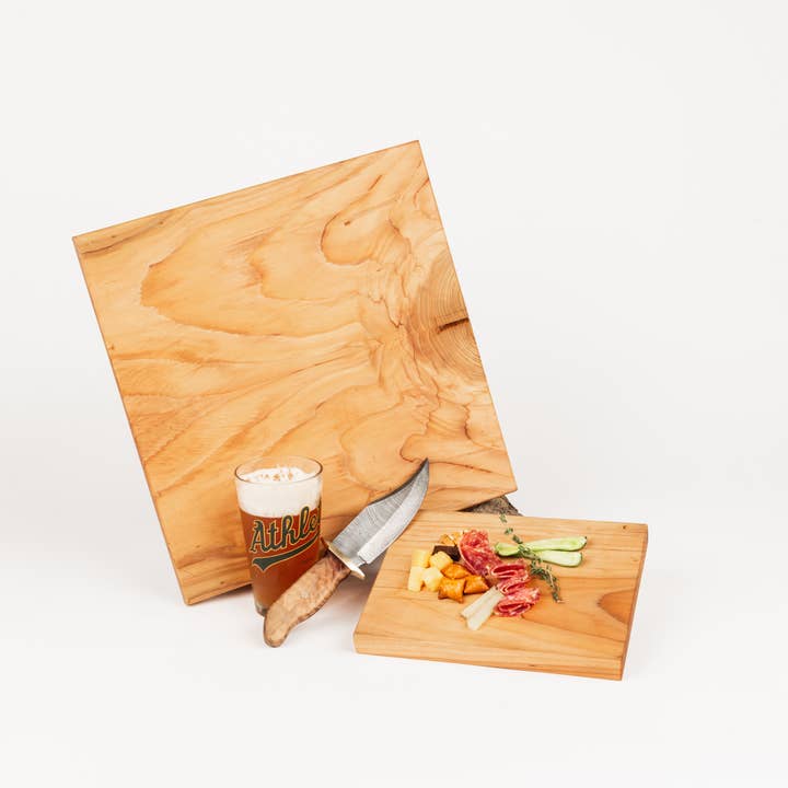 Bay Area Redwood - Vente Planche à découper - Planche à charcuterie carrée en séquoia