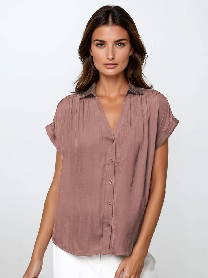 Short Sleeve Blouse - F for wholesale by Naked Zebra
