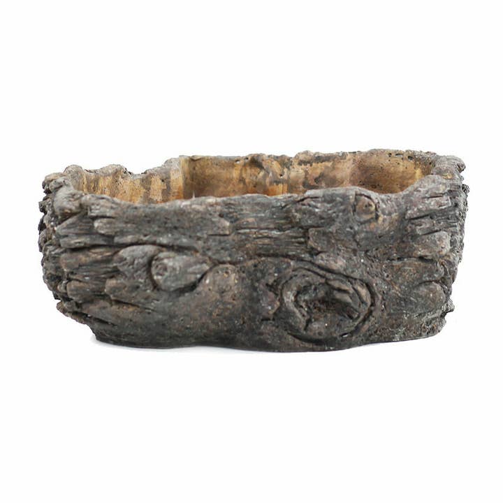 Vagabond Vintage - Wholesale Plant Pot - Cement Log Planter1