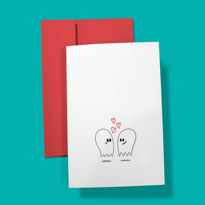Ghosts | Valentine's Day Note Card for wholesale by Hi, Hello There
